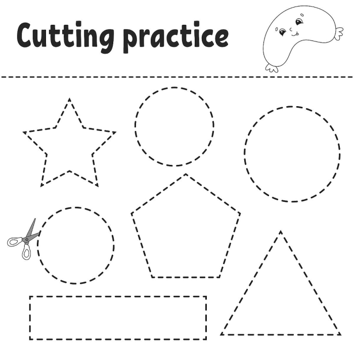 Engaging airplane cutting activity for pre-K learners to enhance fine motor skills Colorful airplane cutting practice worksheet for preschoolers soaring in the sky