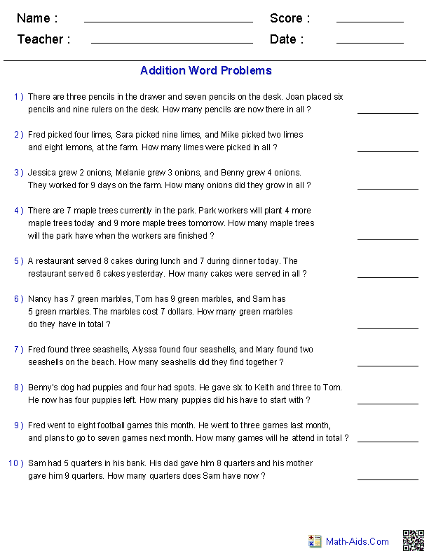Colorful worksheet featuring 3-digit addition word problems with dinosaurs for second graders