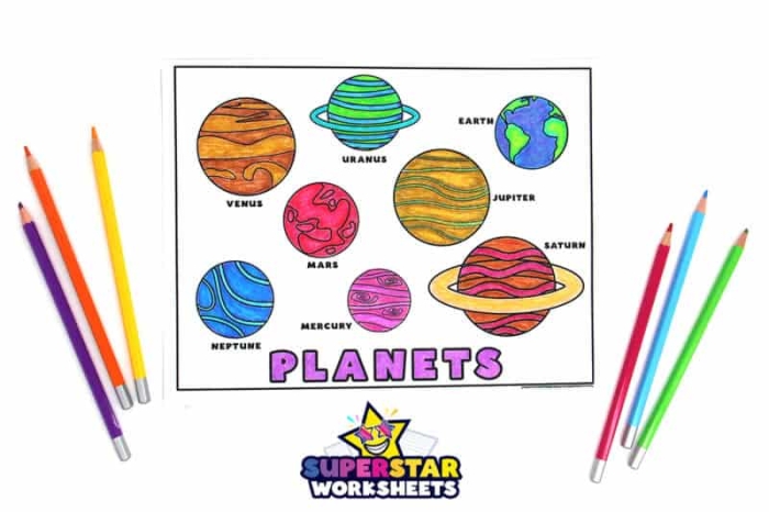 Grammar and Mechanics worksheet for Third Grade A colorful worksheet titled "Know Your Planets: Earth" for third graders to enhance their understanding of our planet. Engaging Earth science activities designed for young learners.