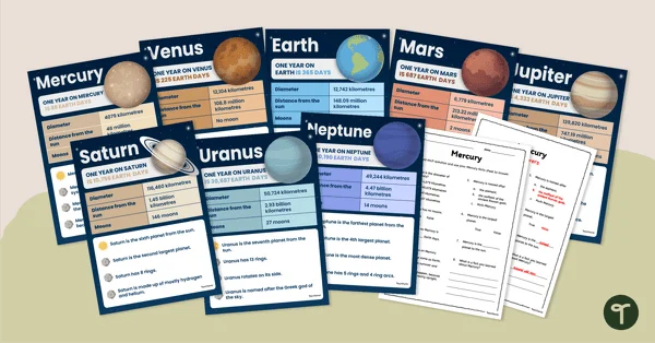 Interactive printable worksheet titled "Know Your Planets: Earth" for grade 3 students Colorful Earth worksheet for third graders to enhance their planet knowledge