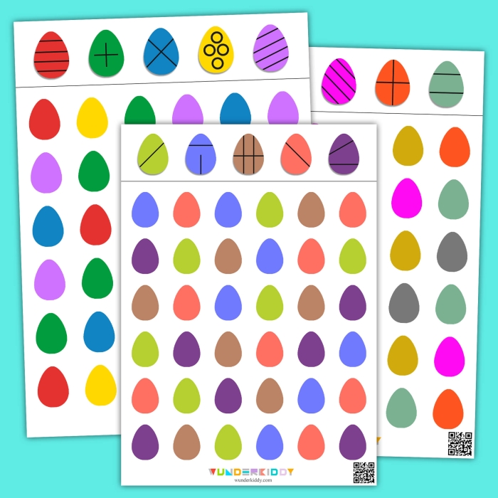 Engaging paper craft worksheet featuring a paper Easter egg for young learners. Perfect for Easter-themed alphabet activities in kindergarten. Colorful paper Easter egg worksheet for kindergarten kids to cut and glue patterns. Fun activity to celebrate Easter while learning the alphabet.
