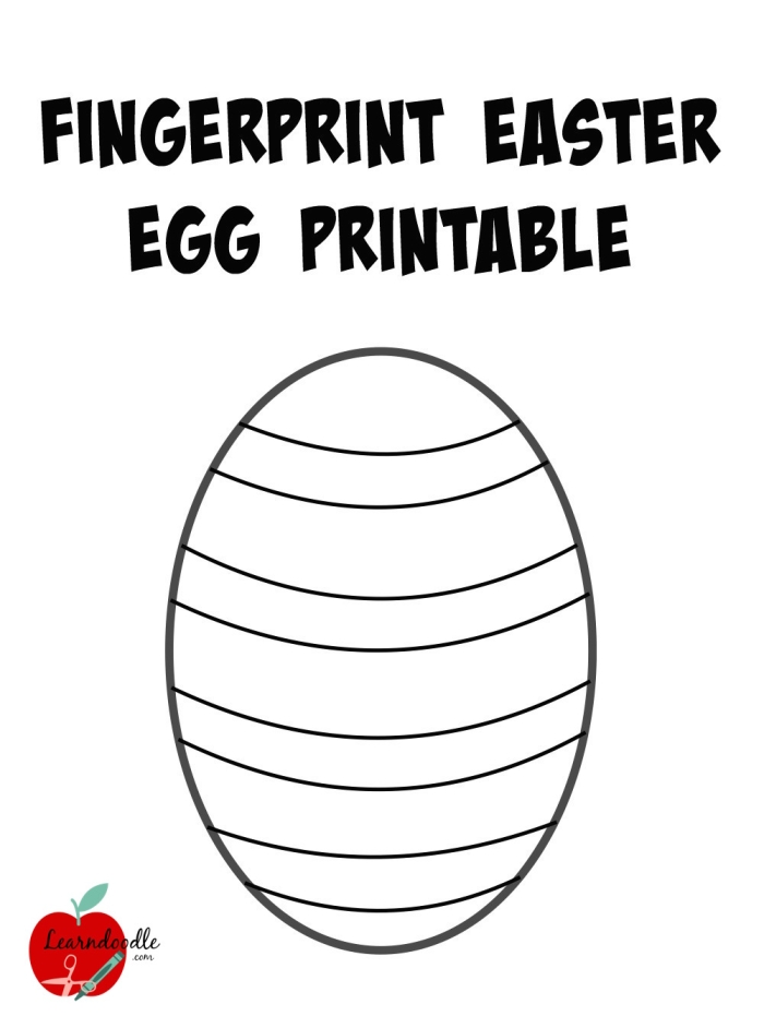 Fun paper craft for Easter celebration with cutting and gluing instructions Colorful paper Easter egg worksheet for kindergarten alphabet activities