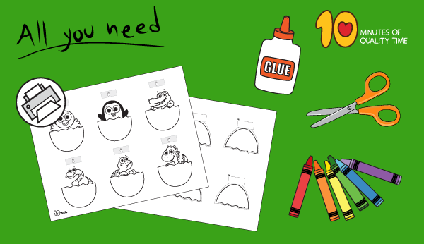 Worksheet on animals that hatch from eggs for early learners, image 18 Colorful illustration of various animals that hatch from eggs suitable for kindergarten students