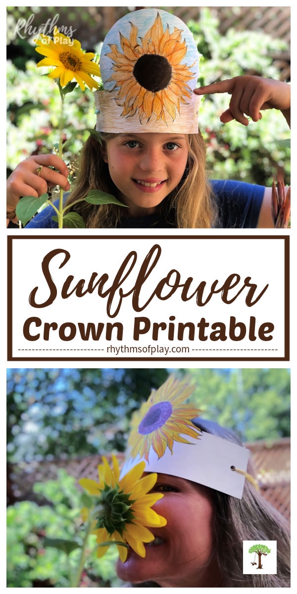 Colorful flower crown worksheet for first graders to explore geometry concepts