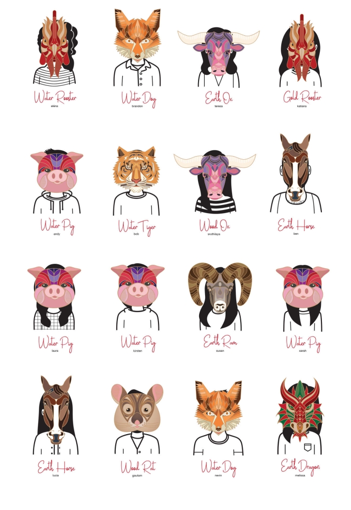 Colorful Chinese zodiac mask for the Year of the Horse designed for Pre-K children