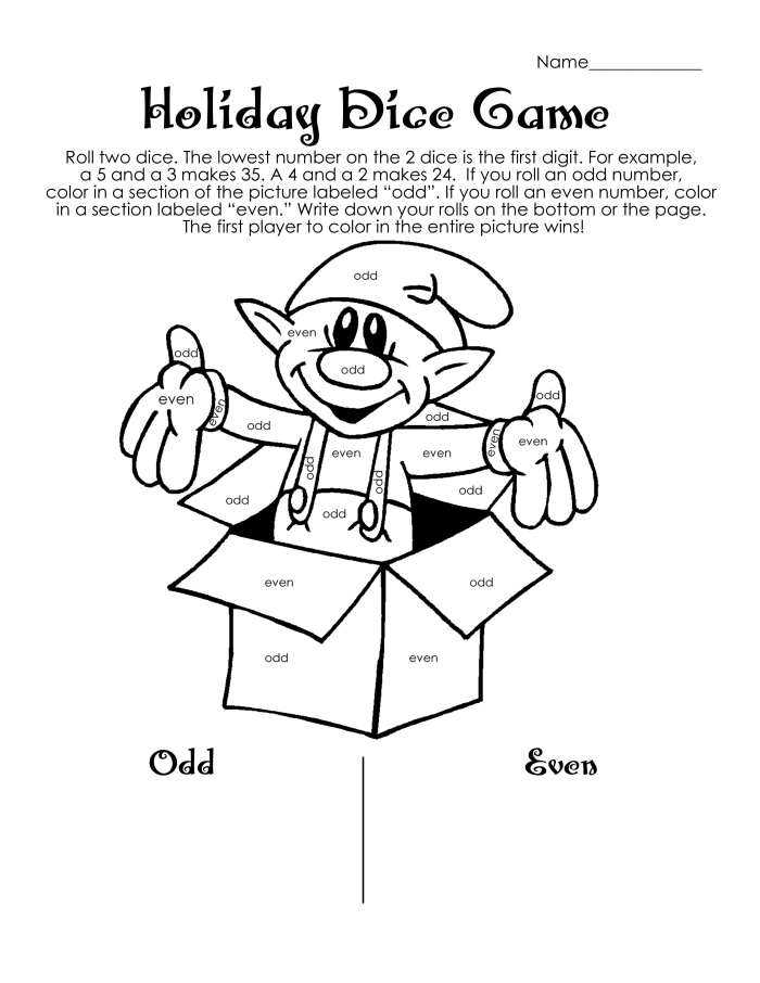 Engaging game board to help kids practice identifying odd and even numbers Colorful Odd or Even Math Board Game worksheet for kindergarteners to learn number concepts