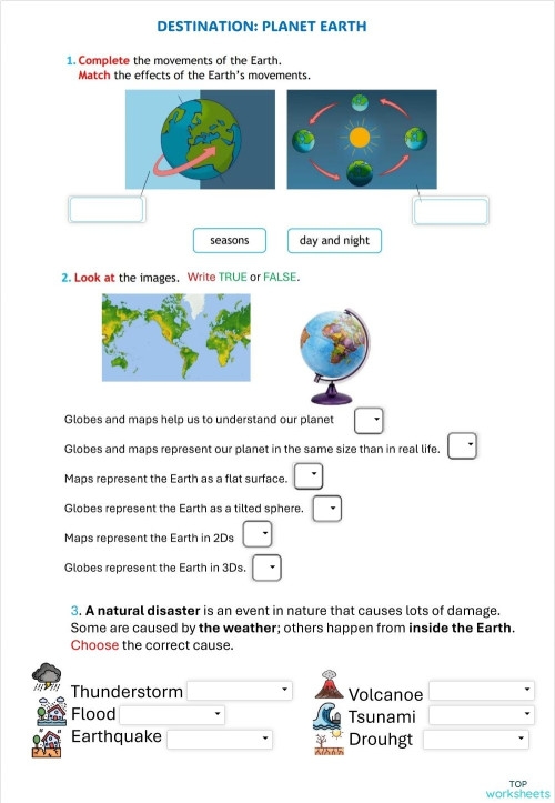 Engaging placemat design showcasing educational facts about planets for young learners Colorful Planet Activity Placemat worksheet for second graders featuring all nine planets