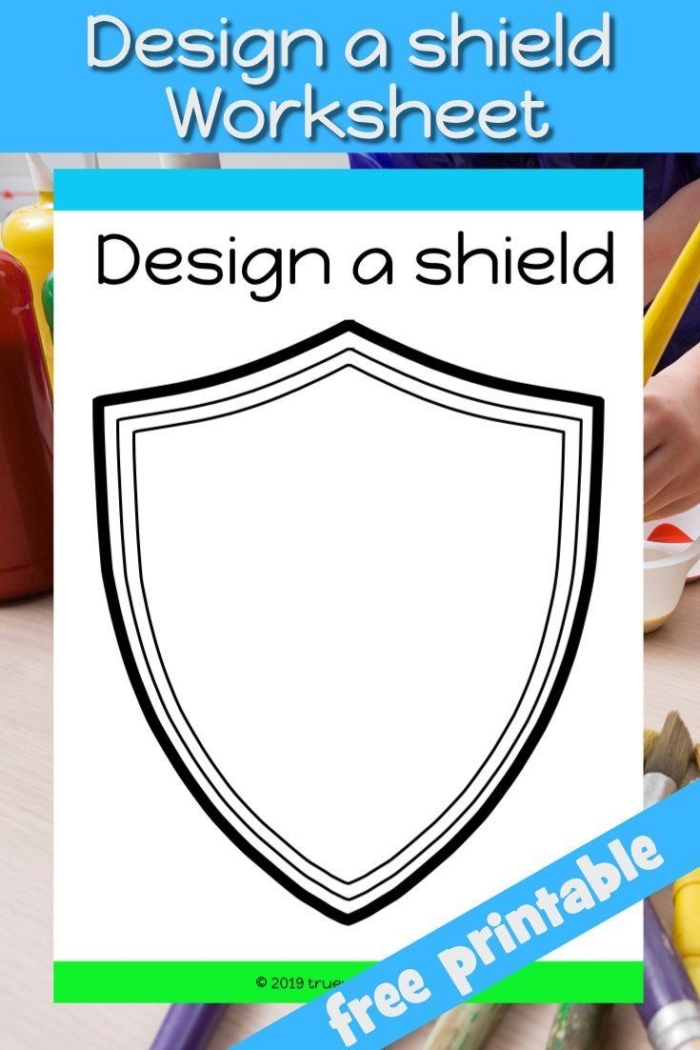 Creative activity for engaging young readers in discussions about their favorite books Colorful Reading Shield worksheet designed for Pre-K students to enhance phonics skills