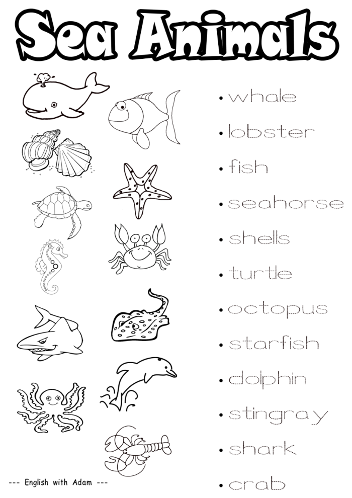 Colorful sea creature measurement worksheet for second graders featuring rulers to cut out