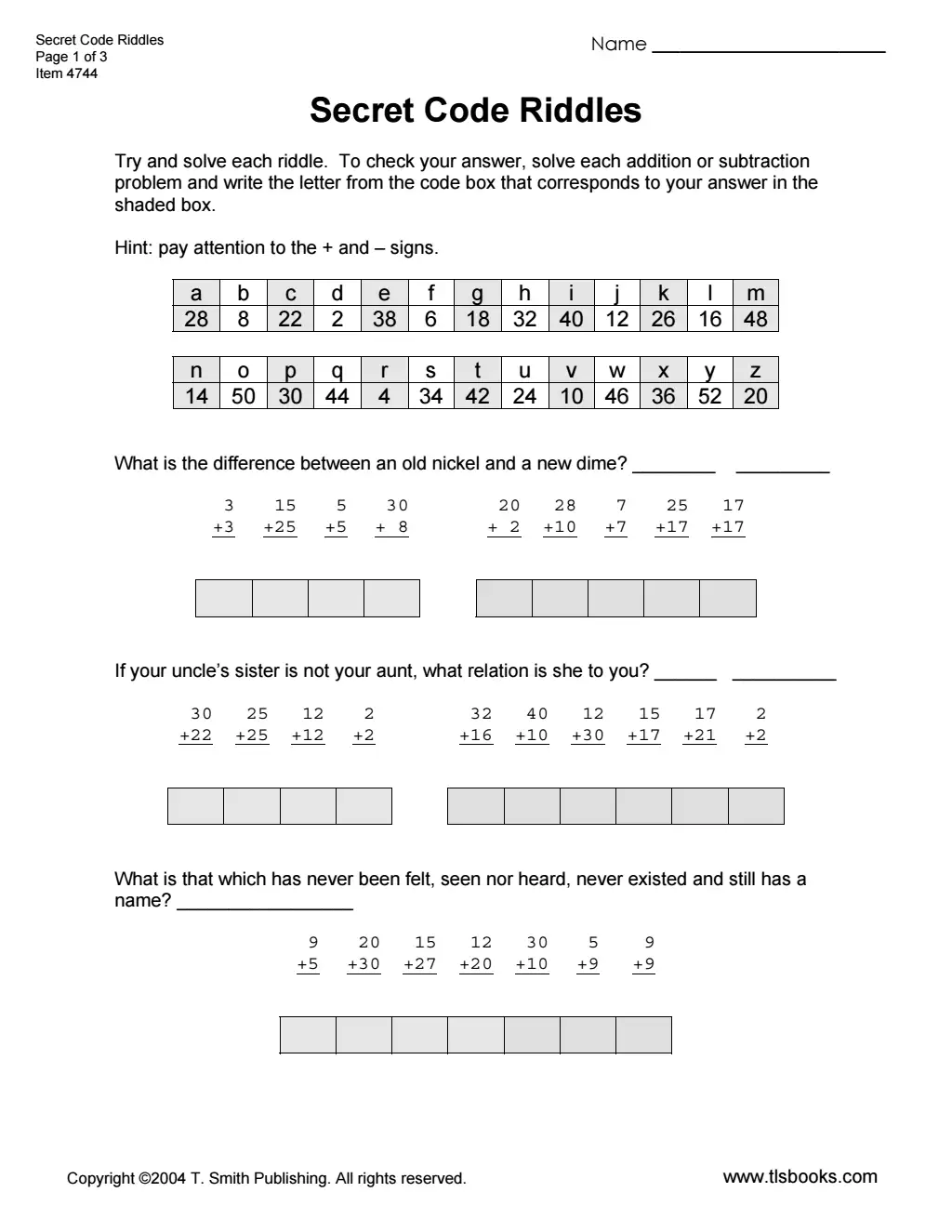 Engaging math puzzle image showcasing eight decoding problems for students Colorful Secret Code Math worksheet for fourth graders featuring addition puzzles