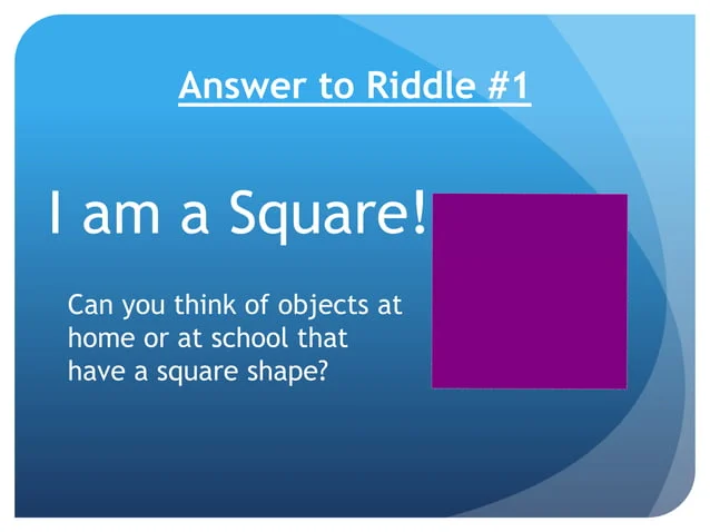 Colorful Shape Riddles worksheet for second graders to enhance their shape recognition skills