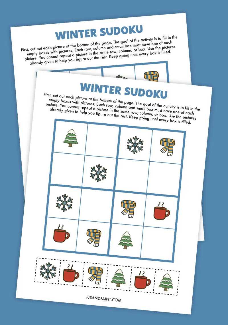 Colorful Paint by Number Sudoku 4 worksheet designed for fourth graders to enhance their counting skills