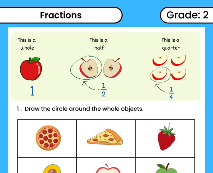 Fun and engaging simple fractions worksheet for kids to practice reducing fractions Colorful worksheet featuring simple fraction problems for fourth graders