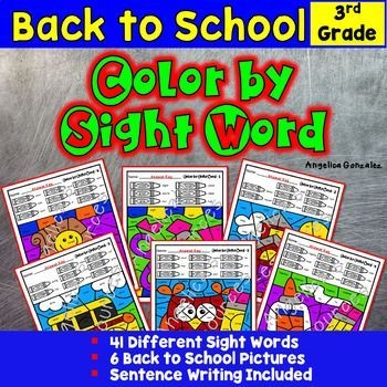 Color the Rhyming Sight Words III Worksheet for Grade 1 Learning Worksheet for coloring rhyming sight words related to "play" for first graders