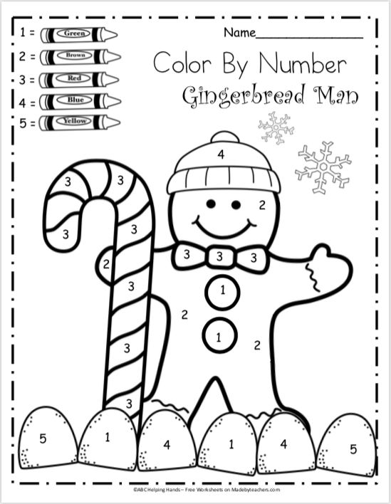 Coloring page of the Gingerbread Man for preschoolers to enjoy during story time
