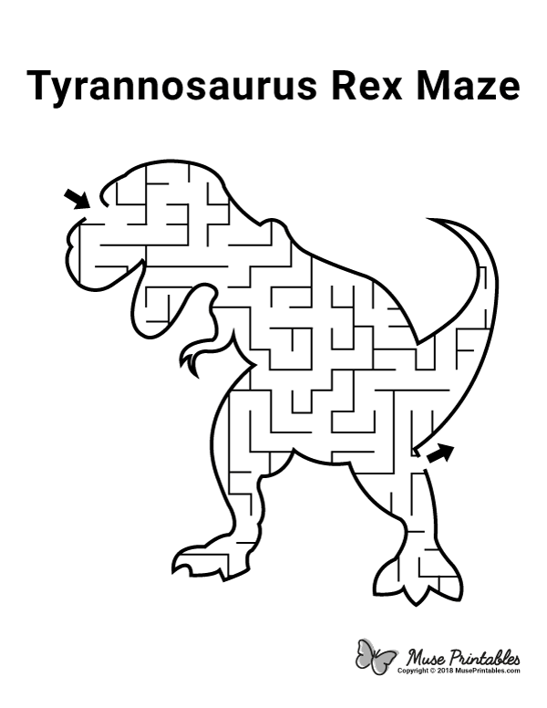 Pre-K worksheet page featuring a ferocious Tyrannosaurus Rex for children to color