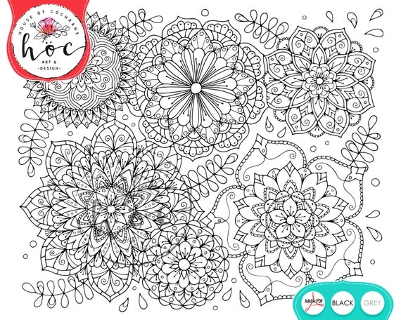 Spring Mandala Coloring Activity for Early Learners Colorful spring mandala worksheet for Pre-K students to enjoy