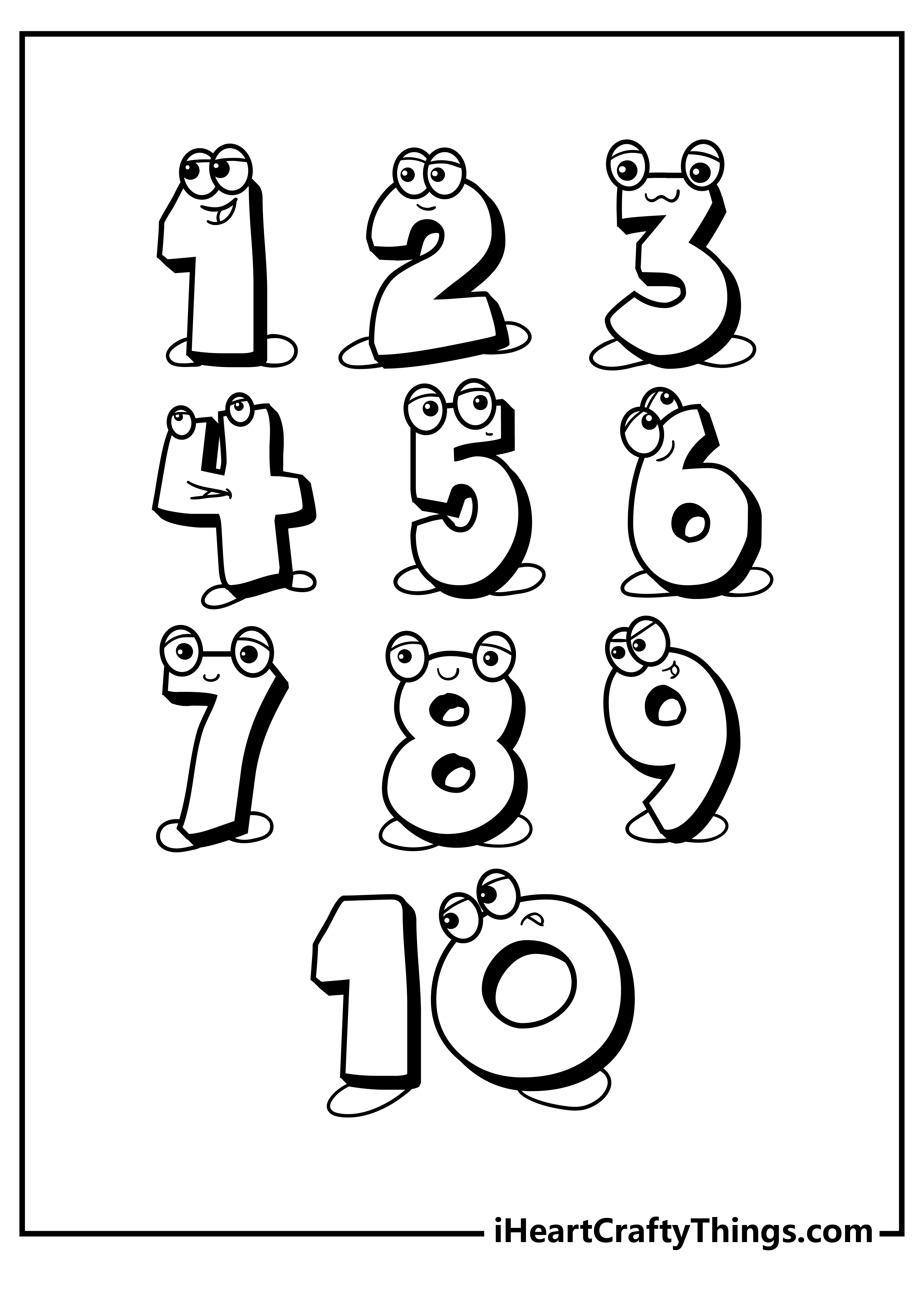 Hidden Numbers Coloring Activity for Kids - Worksheet Image 25 Coloring by numbers worksheet for kindergarten featuring hidden numbers in a fun puzzle