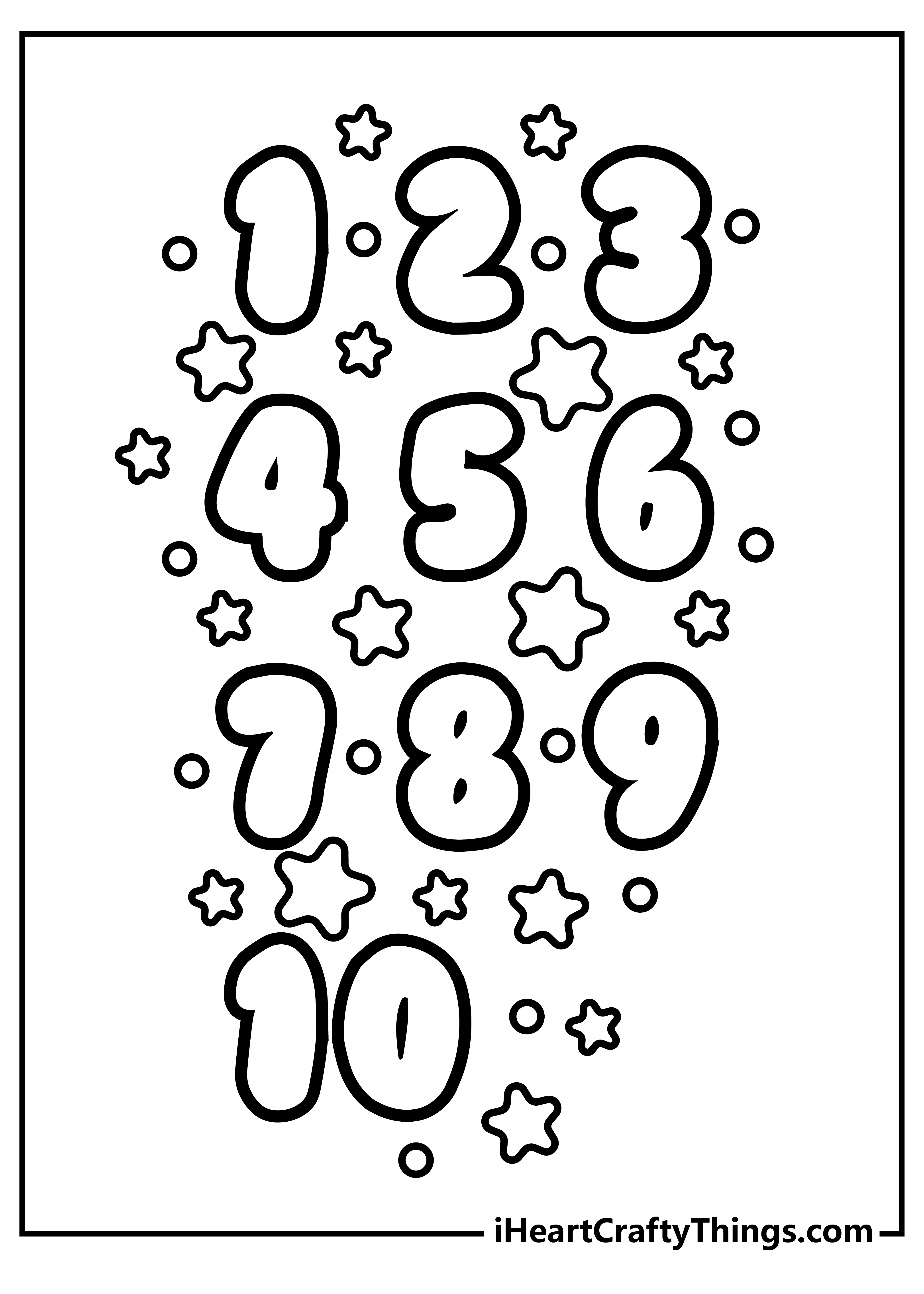 Hidden Numbers Coloring Activity for Kindergarten Learners Coloring by numbers worksheet featuring hidden numbers for kindergarten students