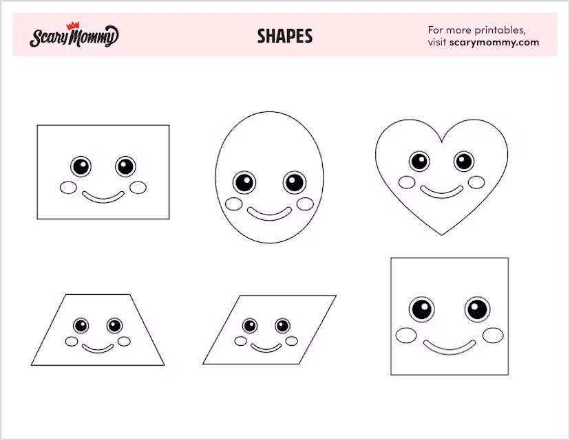 Printable activity for practicing fraction identification and reading skills Coloring Shapes worksheet for teaching the fraction 1/3 to first graders