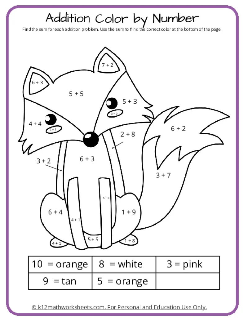 Worksheet featuring the fraction 1/3 for coloring shapes activities Coloring Shapes worksheet for the fraction 1/3 aimed at first graders