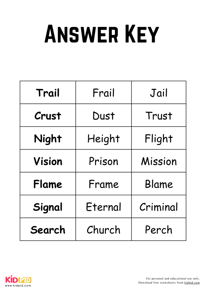English Language Arts worksheet for First Grade Color the Rhyming Sight Words III worksheet for first grade reading practice, featuring words that rhyme with play. Engaging activity to color sight words and uncover a hidden picture.