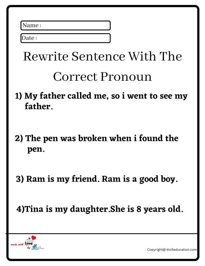 Third grade students practicing how to combine sentences using commas and conjunctions in this grammar worksheet exercise