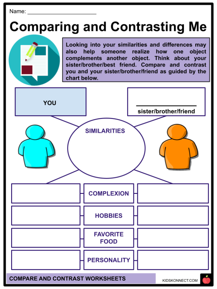 Worksheet featuring two influential female athletes for comparison and contrast activities