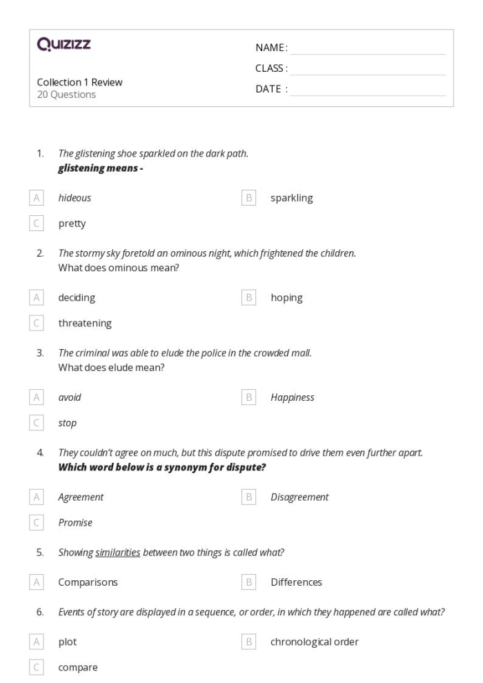 Third grade students compare characters and settings in two fiction stories on this reading worksheet