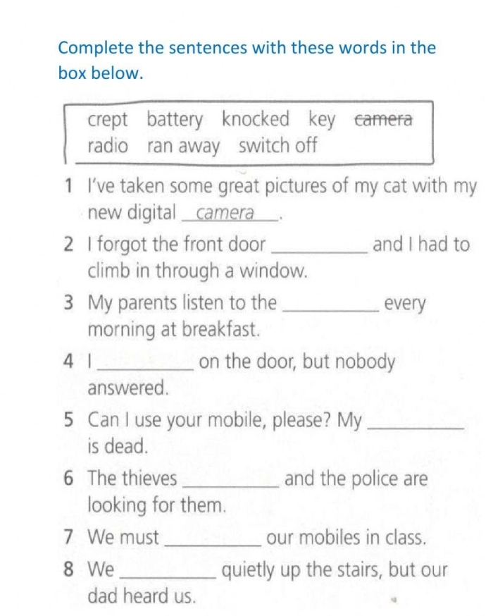 Syllables worksheet for Second Grade Worksheet for completing sentences focusing on nouns and verbs for second graders. Fun sentence completion activity designed for 2nd grade syllable learning.