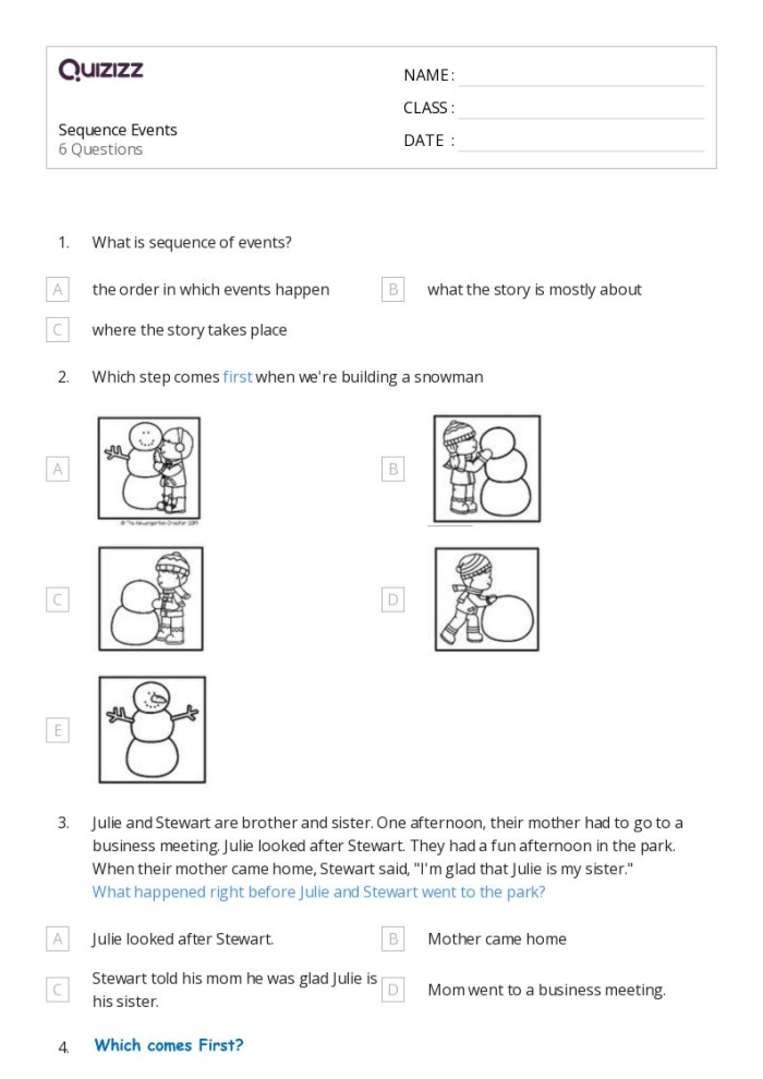 Seventh grade math worksheet showing sample space problems for compound events with tree diagrams and organized lists