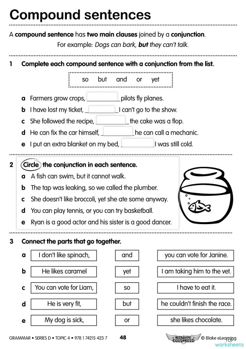 Small group activity for learning how to compound sentences in third grade science Third grade students working together on a physical science worksheet to practice compound sentences