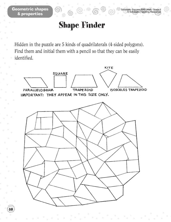 Shape Basics Congruent Shapes Learning Activity for Elementary Students Two second grade students comparing colorful geometric shapes to find matching congruent pairs on a worksheet