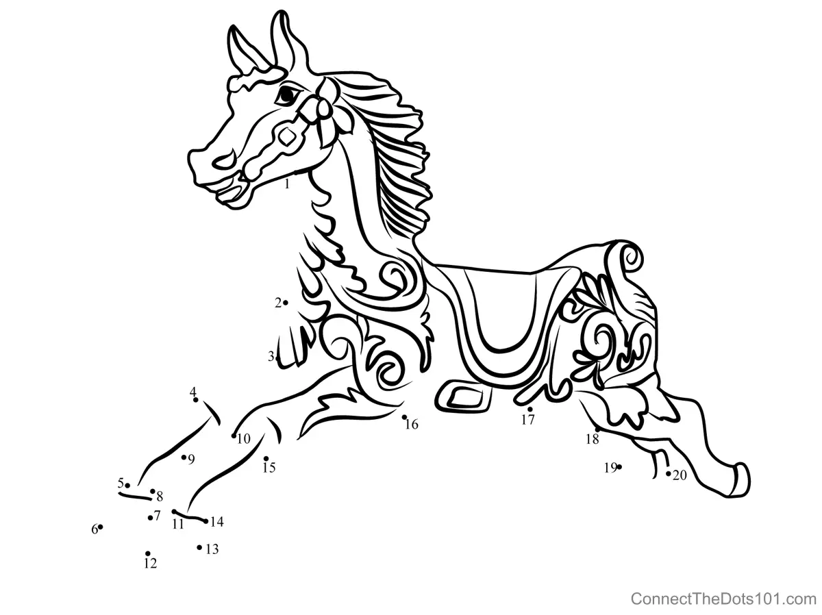 Connect the Dots Horse Worksheet Activity 25 First grade student connecting dots from 1 to 37 to reveal a hidden horse image
