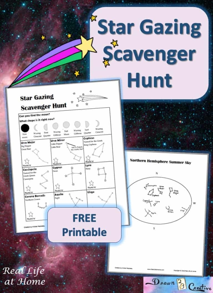 Earth and Space Science worksheet for Kindergarten Connect the dots on this fun coloring page to uncover a delightful constellation for kids. Connect the Dots Star Gazing Worksheet for Kindergarten Students.