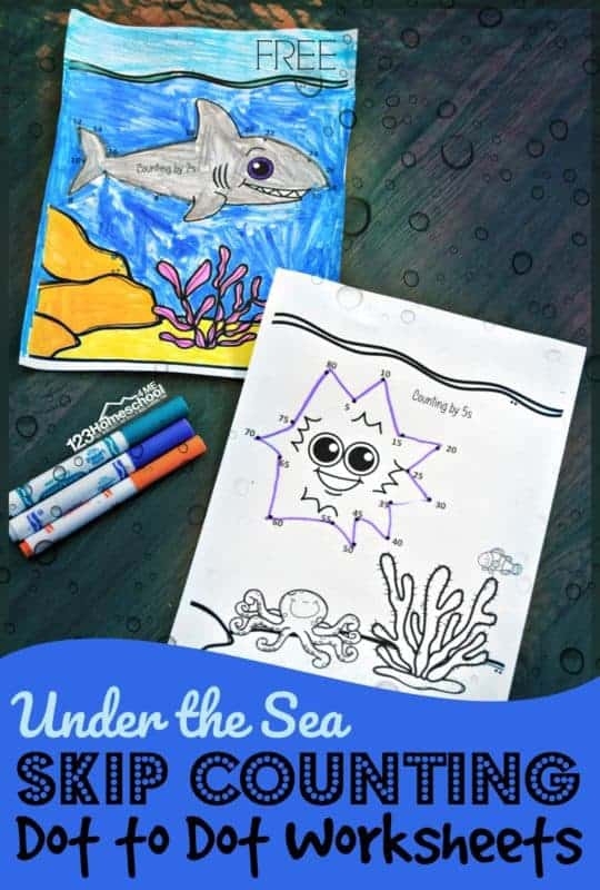 Engaging Connect the Dots Worksheet: Practice Skip Counting by Fives for Grade 2 Worksheet featuring a Connect the Dots activity for skip counting by fives, revealing a hidden picture for second graders