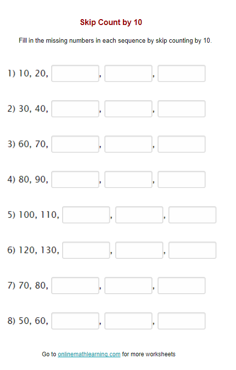 Worksheet for second graders to practice skip counting by tens while connecting dots to reveal a hidden picture
