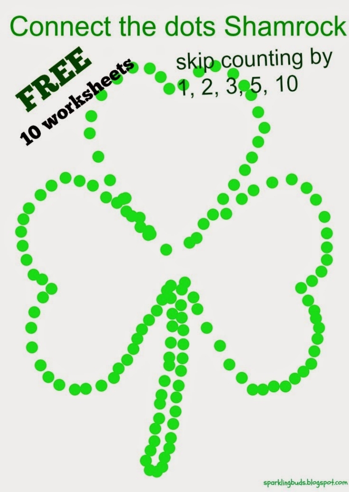 Reading worksheet for Third Grade Worksheet featuring the Connect the Shamrocks Game designed for third graders. Fun strategy game to challenge family members with a touch of Irish luck.