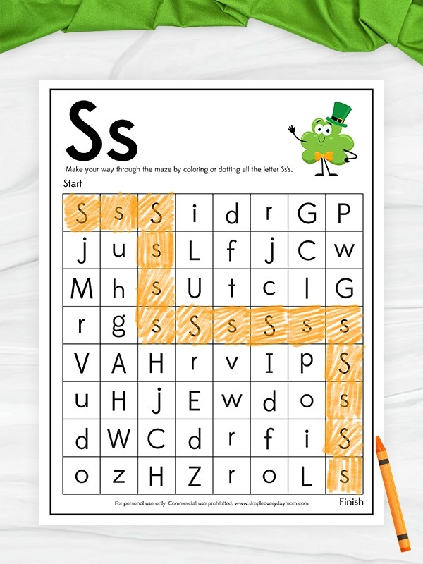 Reading worksheet for Third Grade Connect the Shamrocks Game worksheet designed for third graders to enhance reading skills. Engaging family-friendly activity promoting strategy and logic with a touch of Irish luck.