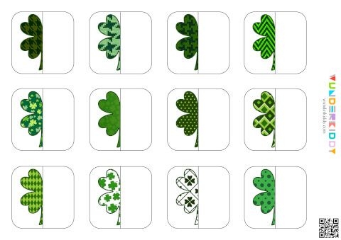 Reading worksheet for Third Grade Connect the Shamrocks Game worksheet designed for third graders to enhance reading skills and strategic thinking. A fun family activity that brings a bit of Irish luck into play.