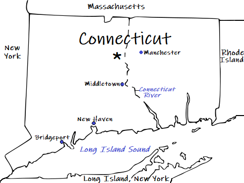 Connecticut Geography worksheet for fifth graders to enhance learning about the state
