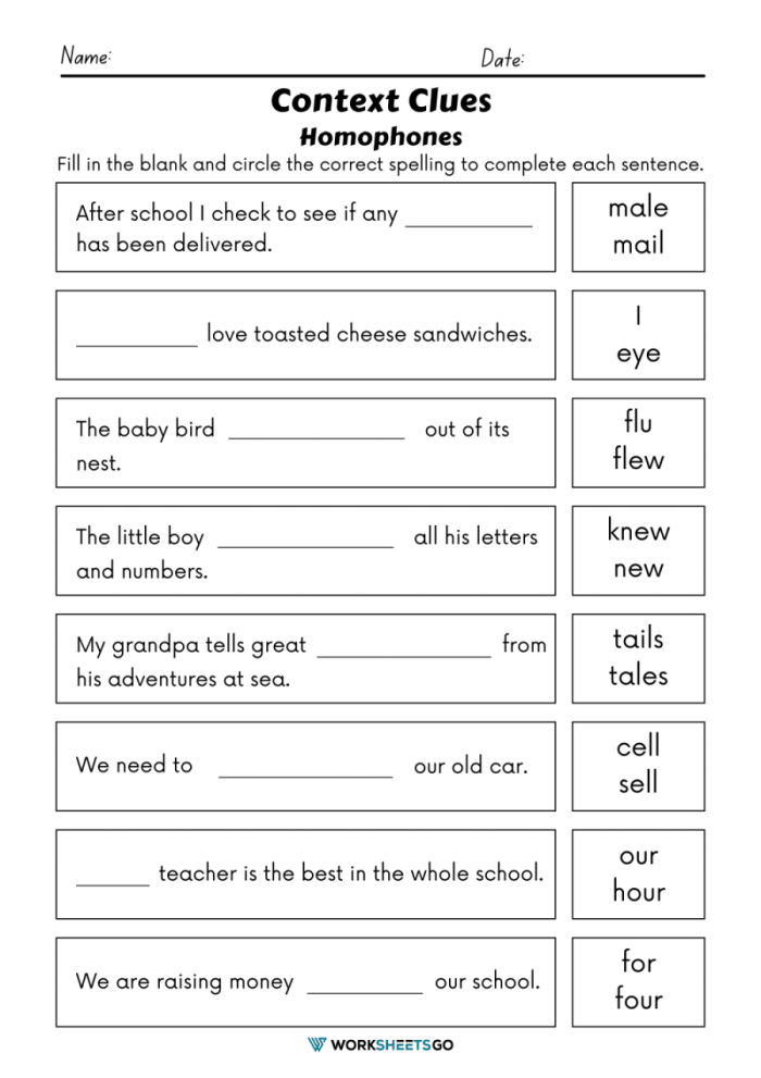 Complete the Sentence Blends in Context Worksheet 20 Second grade student filling in missing consonant blends on a literacy practice worksheet