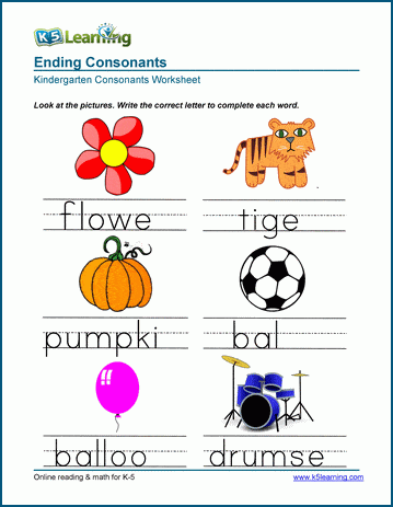 Find the Right Consonant Endings Worksheet Part 4 Second grade worksheet focused on identifying correct consonant endings for verbs ending in ed and ing