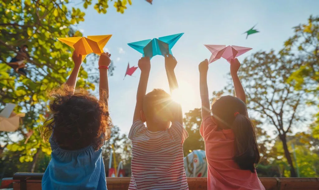 Third grade students practicing vocabulary skills with a Context Clues Check-Up worksheet