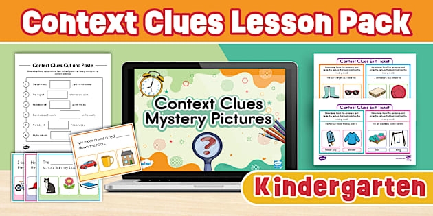 Context Clues Worksheet featuring a Word Mystery activity for third graders