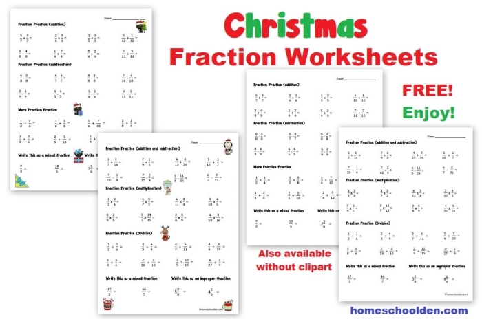 Third grade student working on a cooking themed math worksheet about fractions