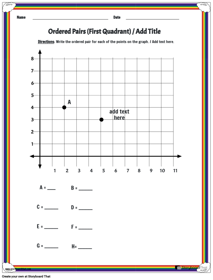 Fifth grade students plotting ordered pairs on a coordinate grid in this detective-themed geometry game worksheet