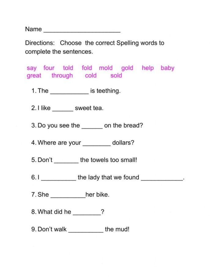 Worksheet for correcting spelling mistakes related to seasons for sixth graders