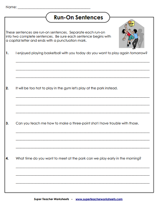 Worksheet for correcting run-on sentences using classic Shakespeare quotes targeting fifth-grade students