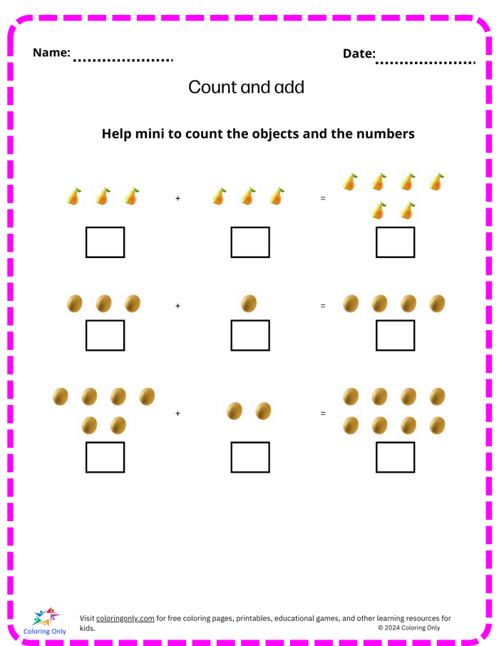 Engaging educational activity to enhance math skills in Earth and Space Science Count and Add Blocks worksheet for first graders focusing on two-digit and one-digit addition